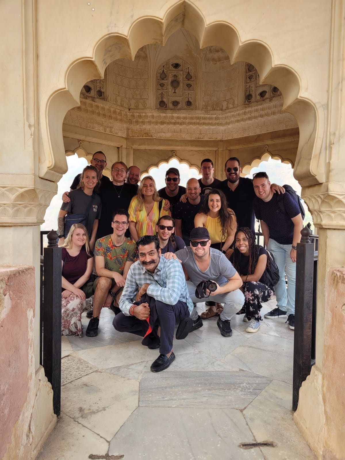 Group tour in India with local guide Kapil Raj