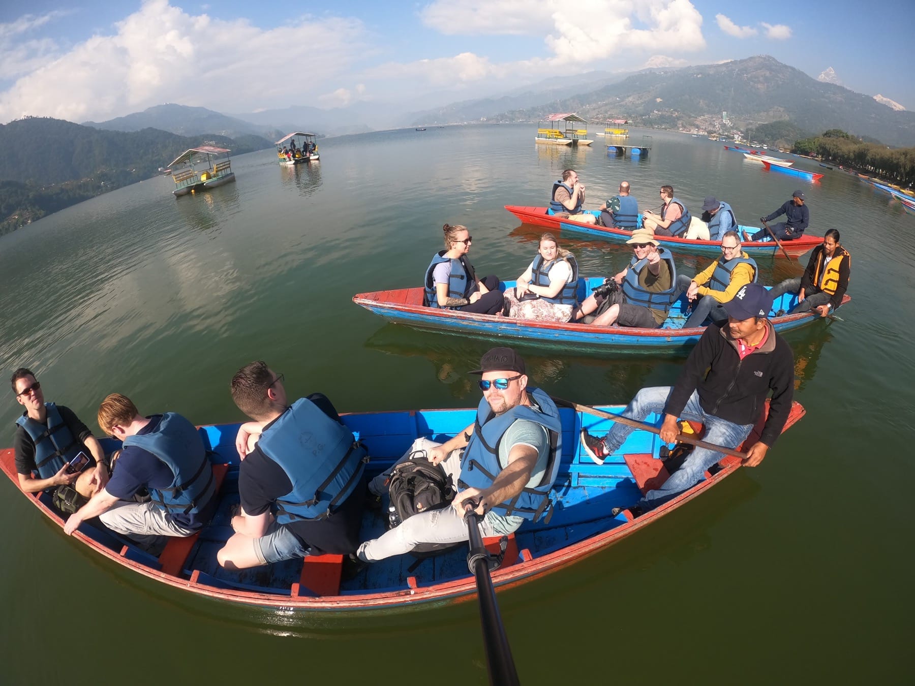 Boating in Pokhara