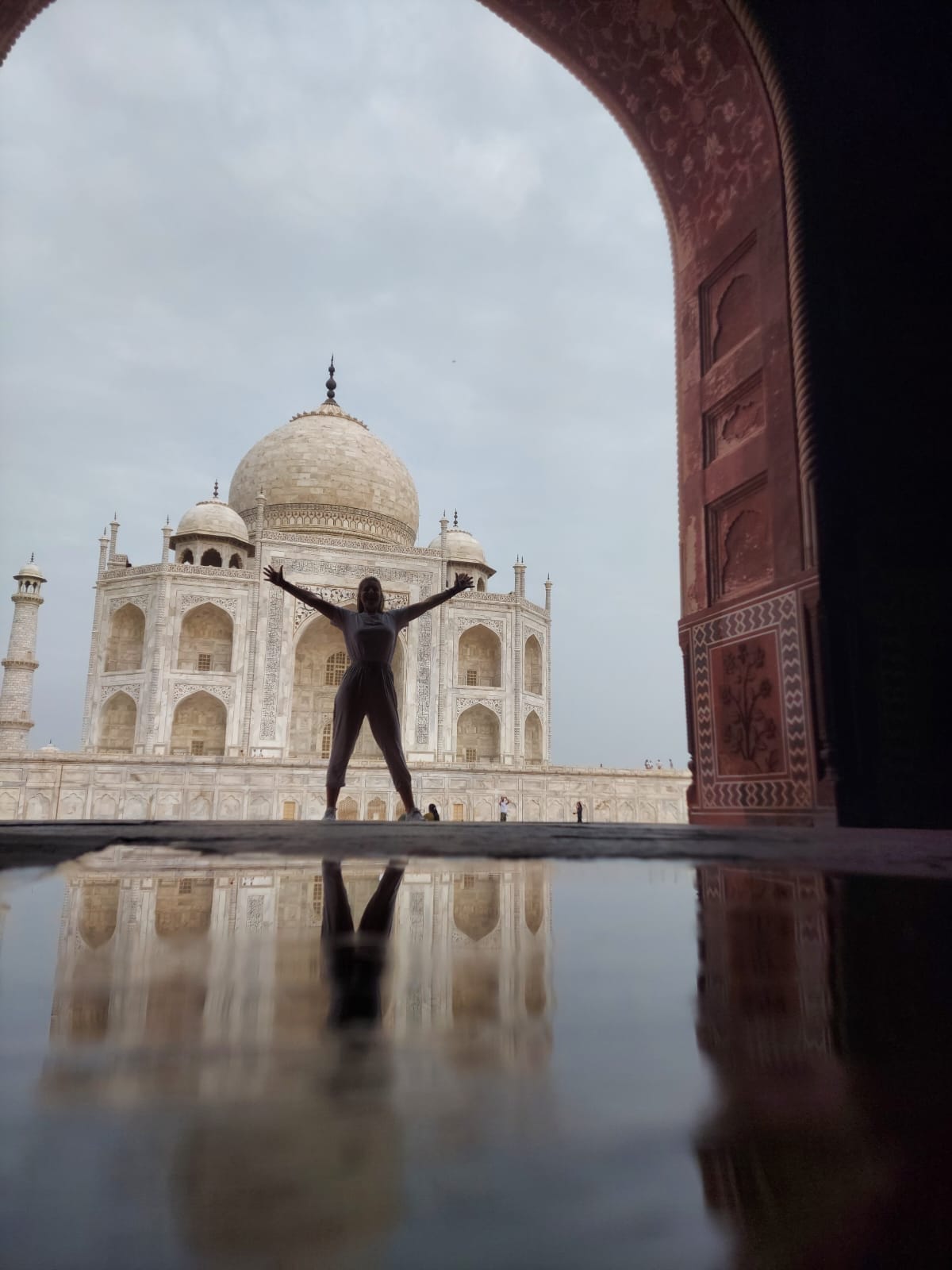 The Taj Mahal reflected, Agra