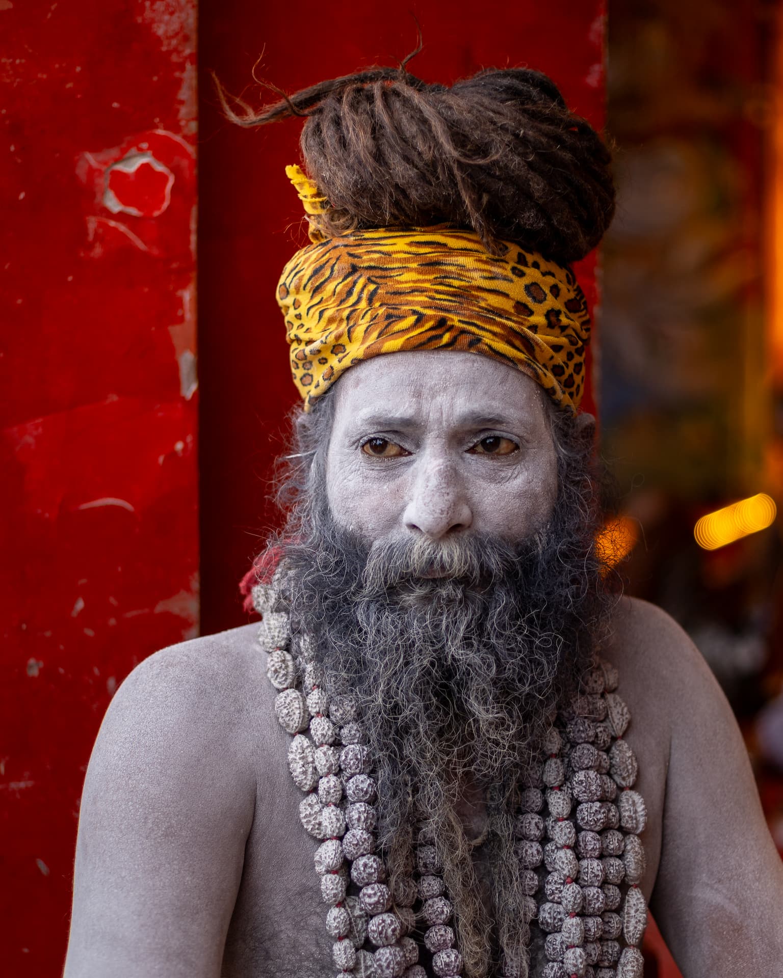 A sadhu holy man in Varanasi